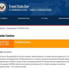 6 Important U.S. Travel Advisories For American Tourists Issued In MAY 2024