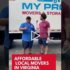 Affordable Local Movers in Virginia  | (703) 310-7333 | My Pro DC Movers & Storage