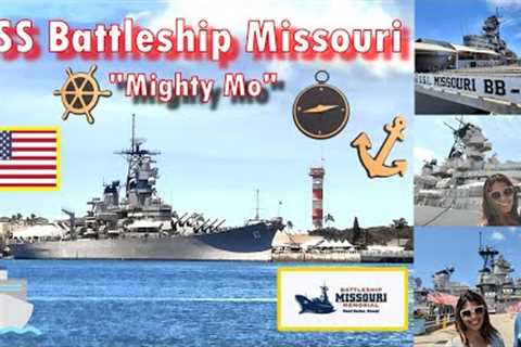 OAHU HAWAII: Exploring Battleship Missouri Memorial in Pearl Harbor, Hawaii + WALKING TOUR 🇺🇸