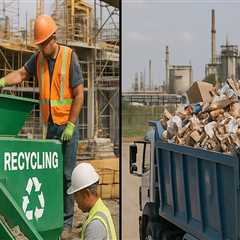 Why Construction Sites Using Train Shipping Also Need Dumpster Rentals