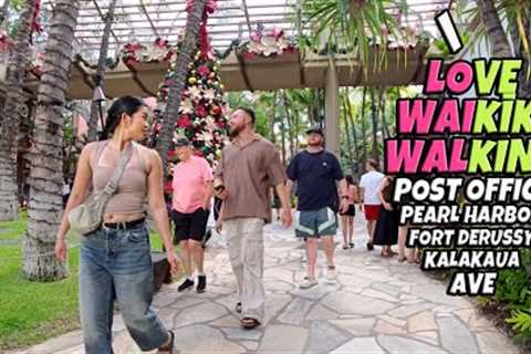 Scenic Waikiki Walk — Waikiki Post Office, Pearl Harbor Event at Fort DeRussy, Kalākaua Ave