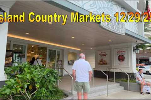 Island Country Markets 12/29/25 in Waikiki, Honolulu, Oahu, Hawaii